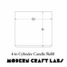 4 in Cylinder Candle Refill Mold