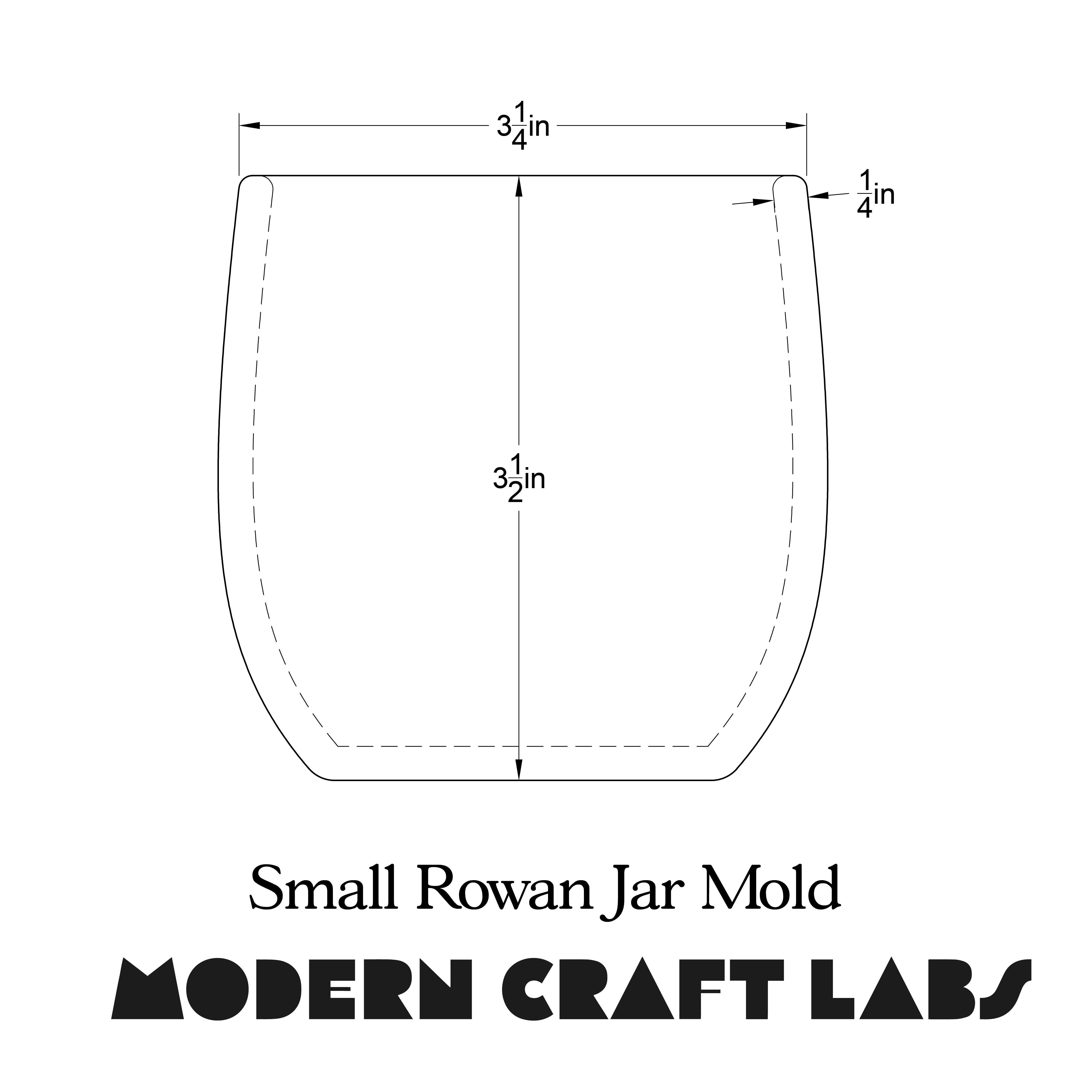 Rowan Jar, Small Candle Collection - Modern Craft Labs