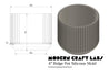 4" Ridge Pot Mold - Modern Craft Labs
