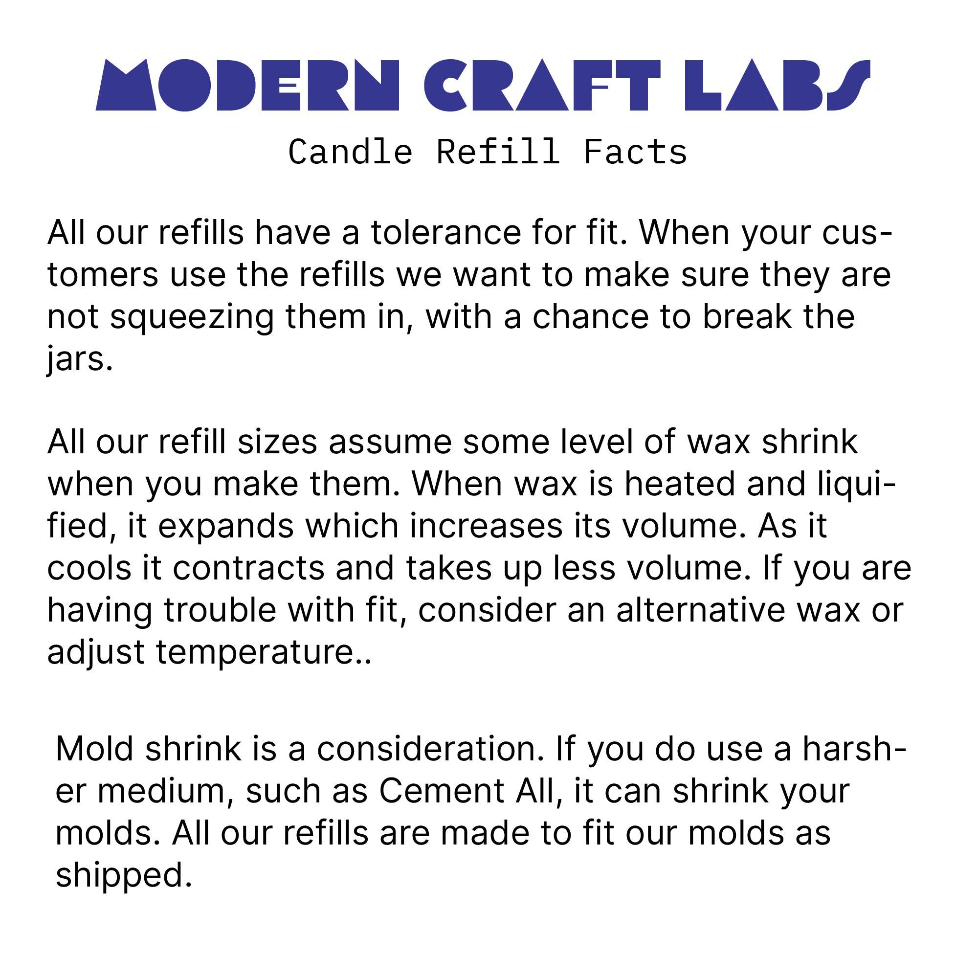 4" Tulip Candle Refill Silicone Mold - Modern Craft Labs