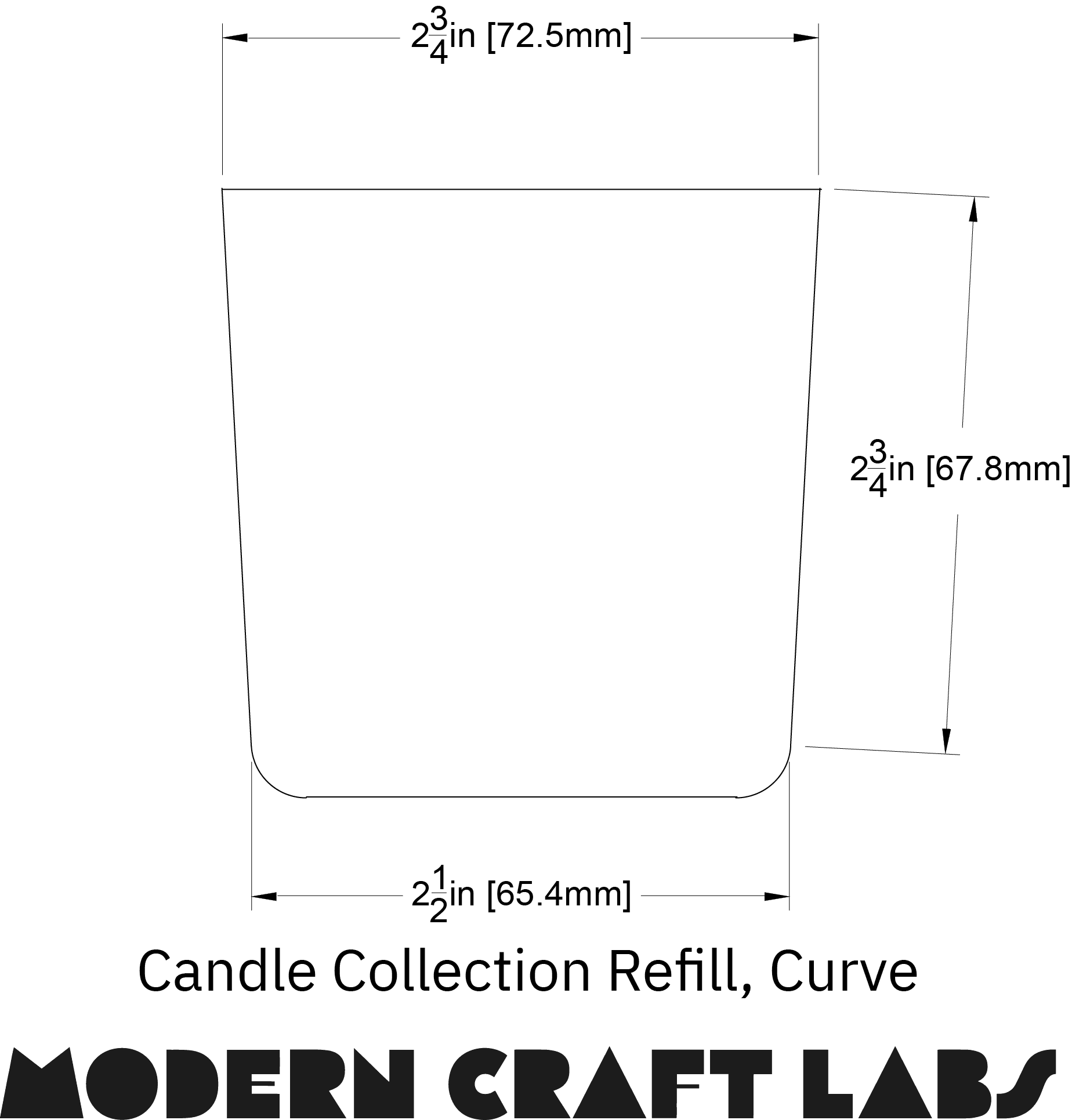 Candle Refill Silicone Mold Works with Maksey Aura – Modern Craft